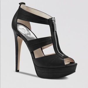 Michael Kors Peep Toe Berkeley Platform Heels